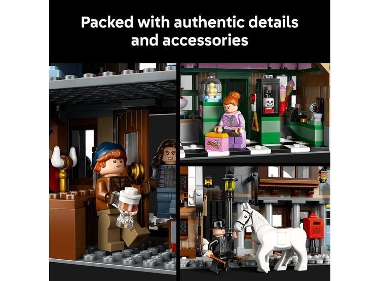 LEGO HARRY POTTER HOGSMEADE VILLAGE PARA ADULTOS CON EDIFICIOS ICÓNICOS Y MINIFIGURAS - 6