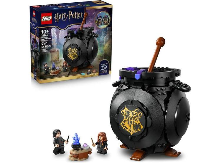 LEGO HARRY POTTER CAULDRON: JUGUETE DE AULA DE POCIONES PARA NIÑAS Y NIÑOS CON MINIFIGURAS Y PATRONUS DE HERMIONE - 1