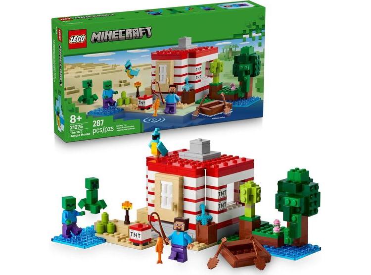 LEGO MINECRAFT CASA DEL ÁRBOL TNT, JUGUETE DE CONSTRUCCIÓN PARA NIÑOS Y NIÑAS, REGALO PARA CUMPLEAÑOS - 1