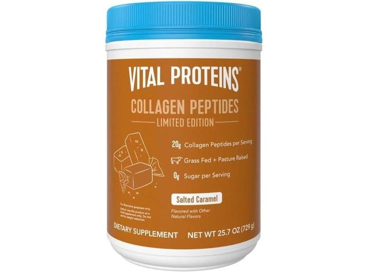VITAL PROTEINS COLÁGENO EN POLVO CARAMELO SALADO, 20G DE COLÁGENO HIDROLIZADO BOVINO, SIN COLORANTES - 1