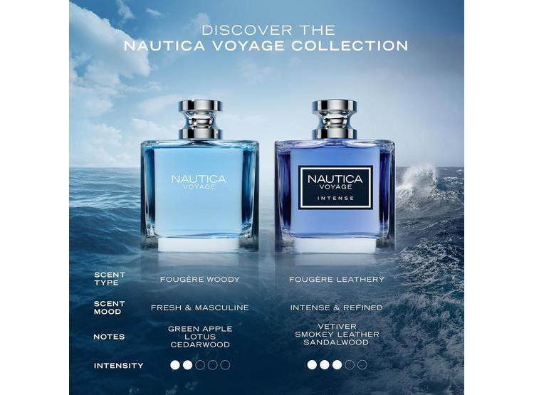 NAUTICA VOYAGE EAU DE TOILETTE PARA HOMBRE CON NOTAS DE MANZANA, LOTO INDIO Y CEDRO PARA USO DIARIO - 7