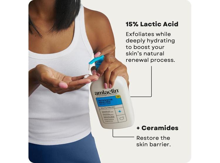 LOCIÓN CORPORAL AMLACTIN INTENSIVA PARA PIEL SECA CON ÁCIDO LÁCTICO AHA Y CERAMIDAS - 3
