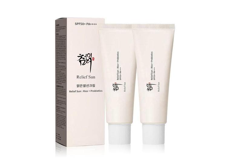 PROTECTOR SOLAR COREANO RELIEF SUN SPF50+ PA++++ EXTRACTO ARROZ 115ML - 1