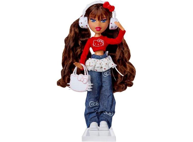 MUÑECA BRATZ X HELLO KITTY YASMIN, CON ESTILO ADORABLE, INCLUYE ACCESORIOS ÚNICOS Y MODA INSPIRADA EN SANRIO - 2