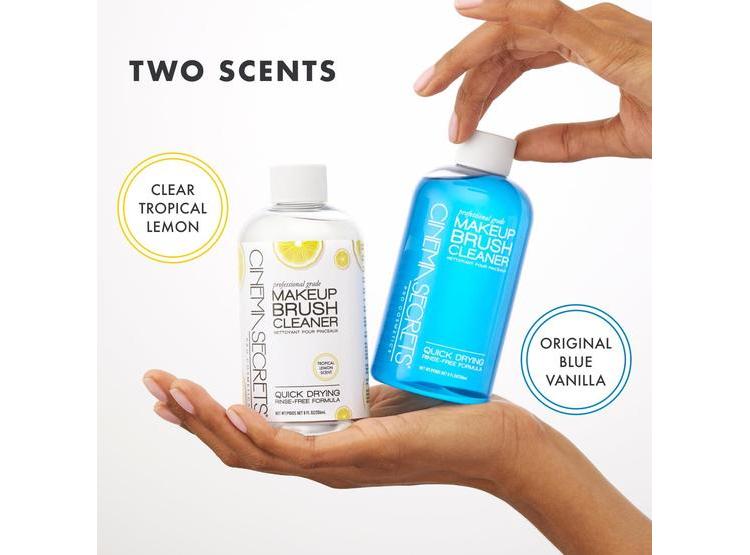 LIMPIADOR PROFESIONAL DE BROCHAS CINEMA SECRETS, SECADO RÁPIDO Y SIN ENJUAGUE, AROMA A VAINILLA AZUL - 6