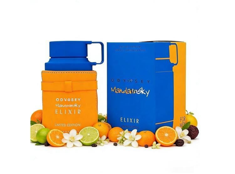 ODYSSEY MANDARIN SKY ELIXIR PARA HOMBRES - EDP SPRAY CON AROMA A MADERA DE ÁMBAR Y NOTAS CÍTRICAS - 1