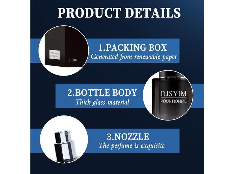 EAU DE TOILETTE MASCULINA CON FEROMONAS AROMA A LIMÓN Y PIMIENTA, IDEAL PARA OCASIONES ESPECIALES Y USO DIARIO - 2