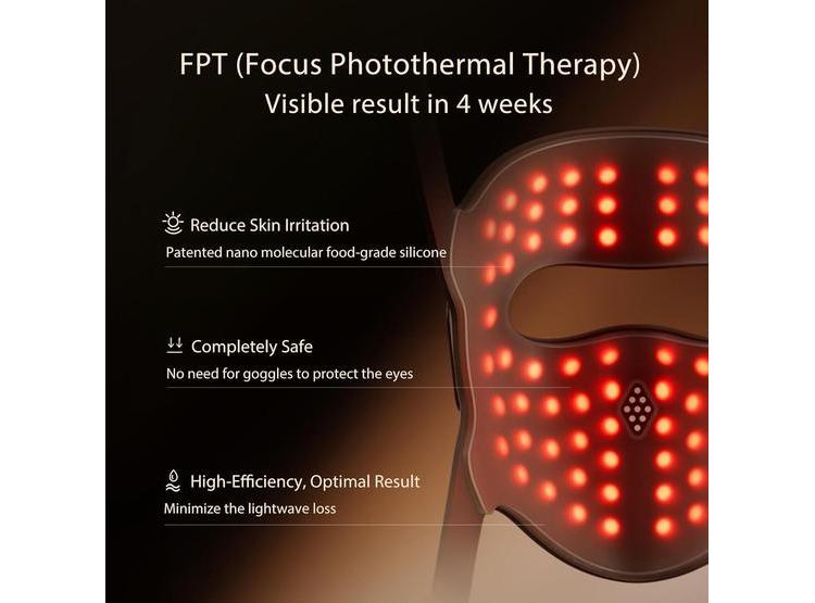 MÁSCARA DE LUZ LÁSER 4D JOVS: TERAPIA ANTIENVEJECIMIENTO CON TECNOLOGÍA FPT DE 4 LONGITUDES DE ONDA - 6