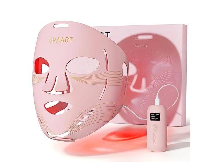 TERAPIA DE LUZ ROJA PROFESIONAL MASCARILLA LED 4D INALÁMBRICA GRAART - 1