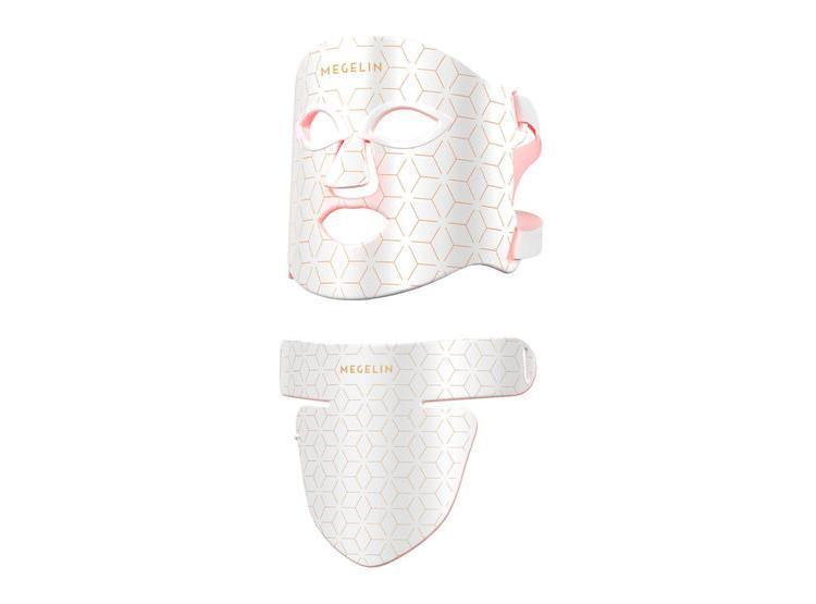 MÁSCARA FACIAL Y CUELLO MEGELIN CON LED, TERAPIA DE LUZ ROJA Y 7 COLORES, REJUVENECIMIENTO DE LA PIEL - 1