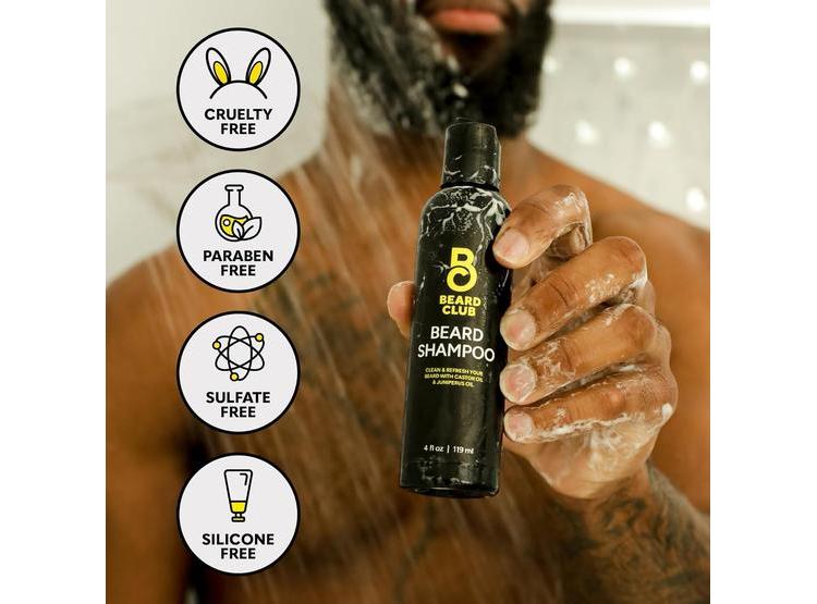 KIT THE BEARD CLUB PARA CRECIMIENTO DE BARBA: INCLUYE RODILLO, ACEITE, VITAMINAS, SPRAY, CHAMPÚ, CEPILLO. REGALO IDEAL - 8