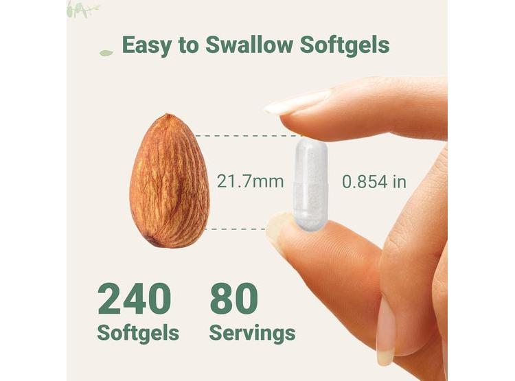 PÍLDORAS DE COLÁGENO CON BIOTINA, ÁCIDO HIALURÓNICO Y VITAMINA C. SIN OMG, SIN RELLENOS. 240 CÁPSULAS - 4