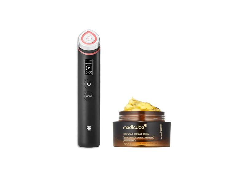 MEDICUBE K-VIRAL DUO: DISPOSITIVO DE BRILLO Y HIDRATANTE PARA MEJORAR TONO DE PIEL - 1
