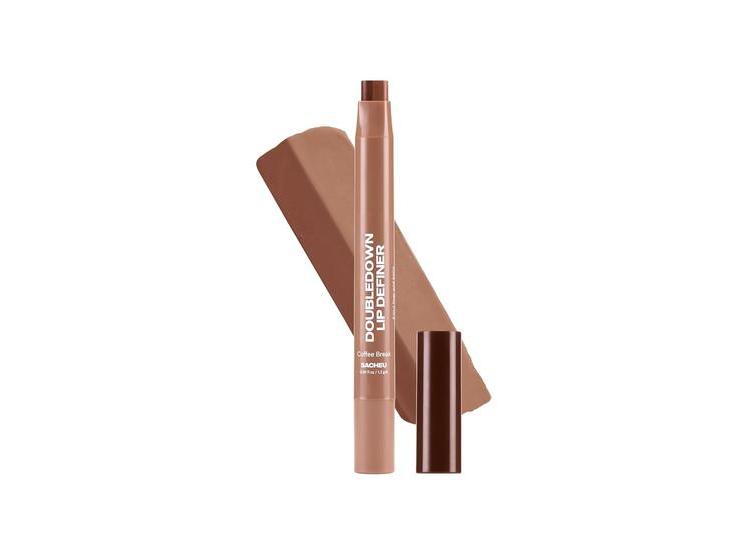 SACHEU DOUBLEDOWN LIP DEFINER: LINER Y BÁLSAMO 2 EN 1, HIDRATANTE CON ACABADO SATINADO - 1