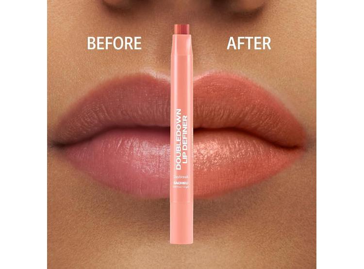 LIP DEFINER 2-EN-1 SACHEU: BÁLSAMO Y DELINEADOR COREANO CON COLOR CREMA SATURADO - 8