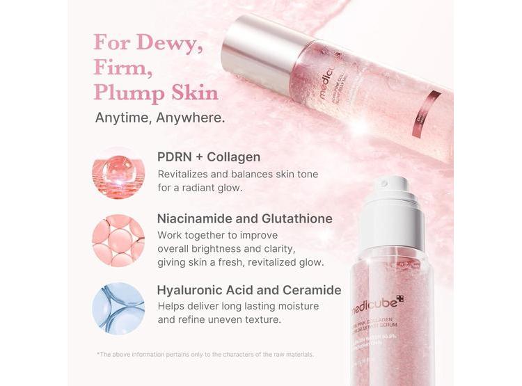 SUERO GLOW JELLY MIST MEDICUBE CON TEXTURA DUAL, NIACINAMIDA Y COLÁGENO PARA HIDRATACIÓN Y LUMINOSIDAD - 2