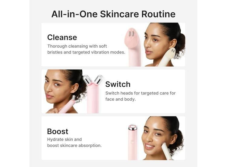 MEDICUBE MINI BOOSTER PRO PLUS: DISPOSITIVO FACIAL 3 EN 1 PARA MAQUILLAJE, POROS Y CUIDADO CORPORAL - 2