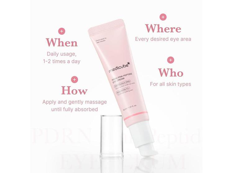 SUERO PARA OJOS MEDICUBE CON PDRN DE SALMÓN, PÉPTIDOS, RETINOL Y NIACINAMIDA 15ML - 5