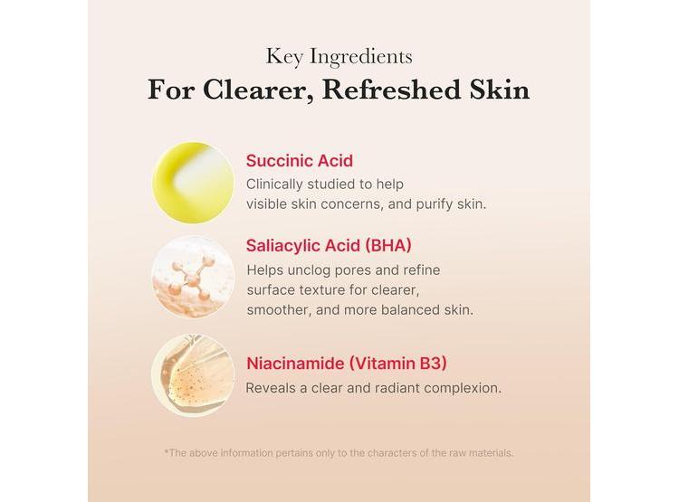 ALMOHADILLAS EXFOLIANTES CON SUCCÍNICO, NIACINAMIDA Y PANTENOL PARA PIEL PROPENSA A BROTES - 2