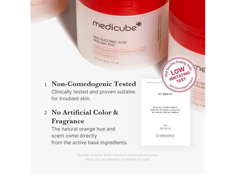 ALMOHADILLAS EXFOLIANTES CON SUCCÍNICO, NIACINAMIDA Y PANTENOL PARA PIEL PROPENSA A BROTES - 5