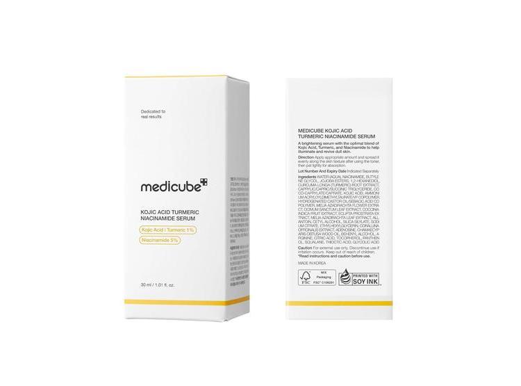 SUERO MEDICUBE CON CÚRCUMA Y NIACINAMIDA 29.85ML CALMANTE E ILUMINADOR - 8