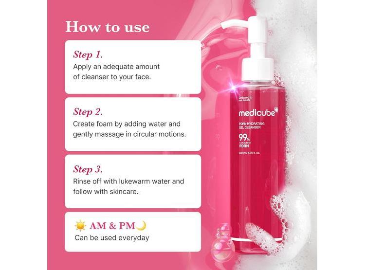 LIMPIADOR FACIAL GEL A ESPUMA CON PDRN Y COLÁGENO 200ML - 3