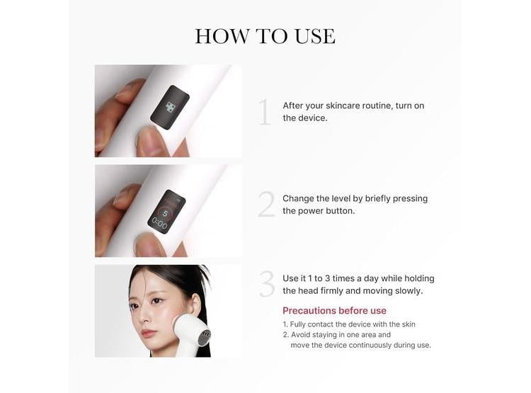 MEDICUBE AGE-R ULTRA TUNE, CUIDADO FACIAL 2 EN 1 CON TECNOLOGÍA PARA ELASTICIDAD Y LUMINOSIDAD - 5