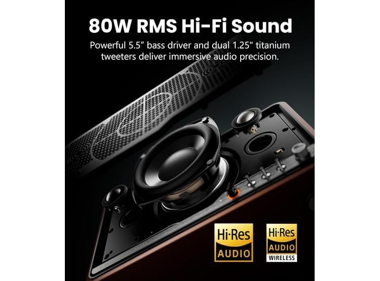 EDIFIER S300 ALTAVOZ HI-FI DE ALTA RESOLUCIÓN CON BLUETOOTH Y ENTRADAS AIRPLAY 2, IDEAL PARA EMPAREJAMIENTO INALÁMBRICO - 3