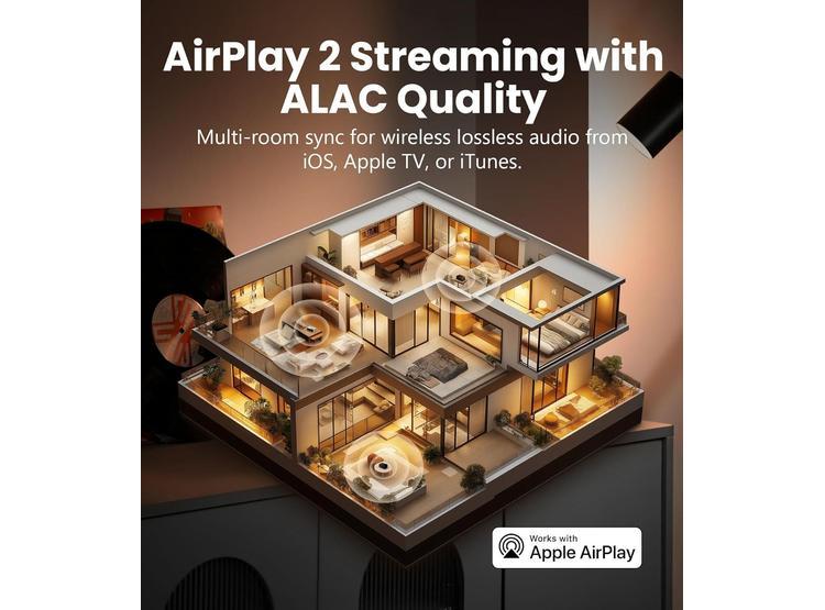EDIFIER S300 ALTAVOZ HI-FI DE ALTA RESOLUCIÓN CON BLUETOOTH Y ENTRADAS AIRPLAY 2, IDEAL PARA EMPAREJAMIENTO INALÁMBRICO - 4