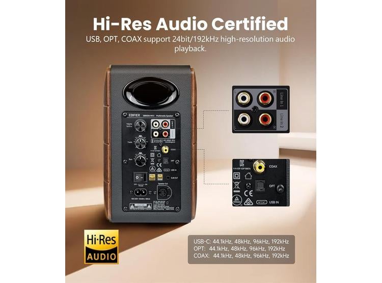 EDIFIER S880DB MKII ALTAVOCES ESTANTERÍA HI-FI CON AUDIO DE ALTA RESOLUCIÓN Y MÚLTIPLES CONEXIONES - 5