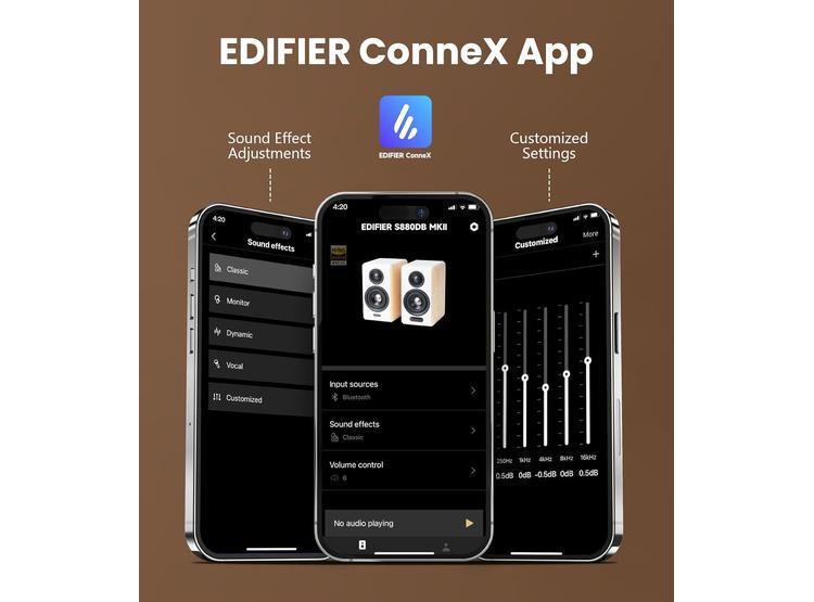 EDIFIER S880DB MKII ALTAVOCES ESTANTERÍA HI-FI CON AUDIO DE ALTA RESOLUCIÓN Y MÚLTIPLES CONEXIONES - 9