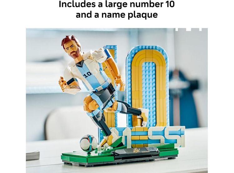 LEGO LIONEL MESSI FÚTBOL, JUEGO PARA MÁS DE 12 AÑOS, IDEAL PARA DECORACIÓN Y REGALO COLECCIONABLE DE FÚTBOL - 3