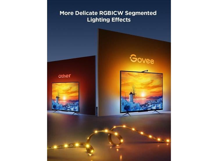 ILUMINACIÓN LED GOVEE PARA TV CON CORRECCIÓN DE COLOR, CONTROL POR APP Y VOZ, COMPATIBLE CON CONTENIDO VARIADO - 2