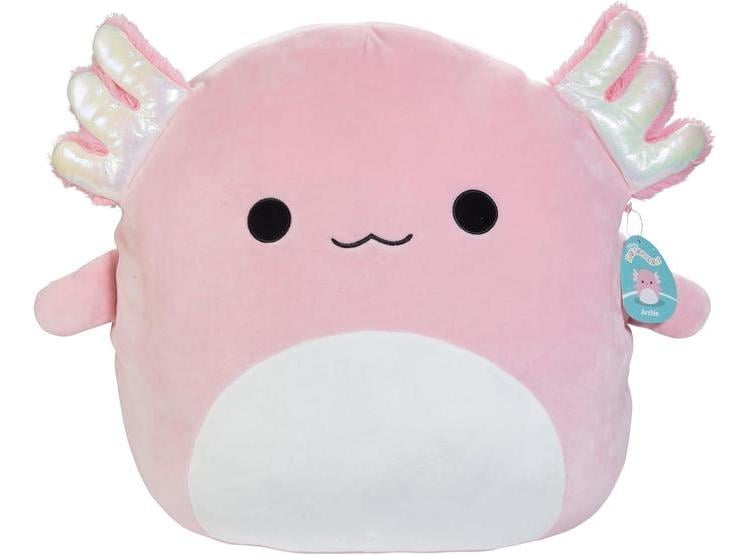 PELUCHE JUMBO SQUISHMALLOWS ARCHIE AXOLOTL ROSA, REGALO IDEAL PARA NIÑOS Y NIÑAS, SUAVE Y COLECCIONABLE - 1