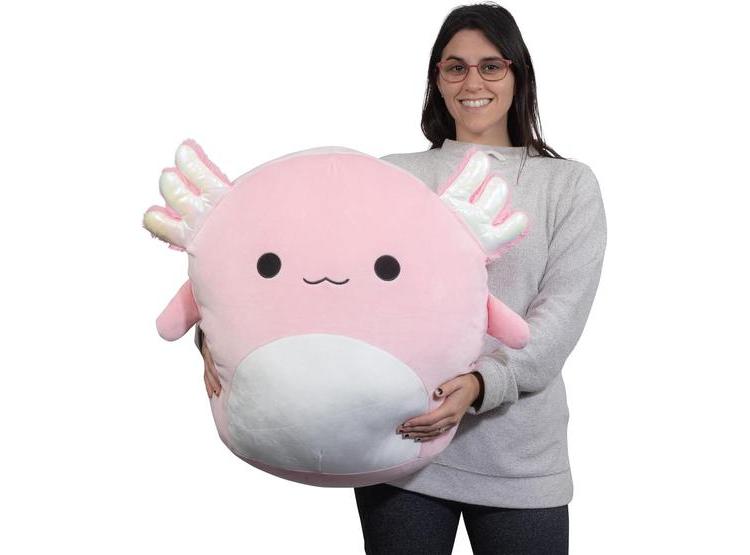 PELUCHE JUMBO SQUISHMALLOWS ARCHIE AXOLOTL ROSA, REGALO IDEAL PARA NIÑOS Y NIÑAS, SUAVE Y COLECCIONABLE - 2