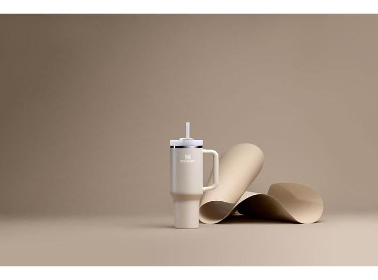 STANLEY QUENCHER H2.0 - VASO TÉRMICO DE ACERO INOXIDABLE CON ASA, TAPA DE 3 POSICIONES, COMPATIBLE CON PORTAVASOS - 3