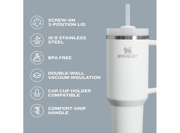 VASO STANLEY QUENCHER H2.0 CON ASA, TAPA 3 POSICIONES, ACERO INOXIDABLE, SIN BPA, LUPINE EXCLUSIVO - 5