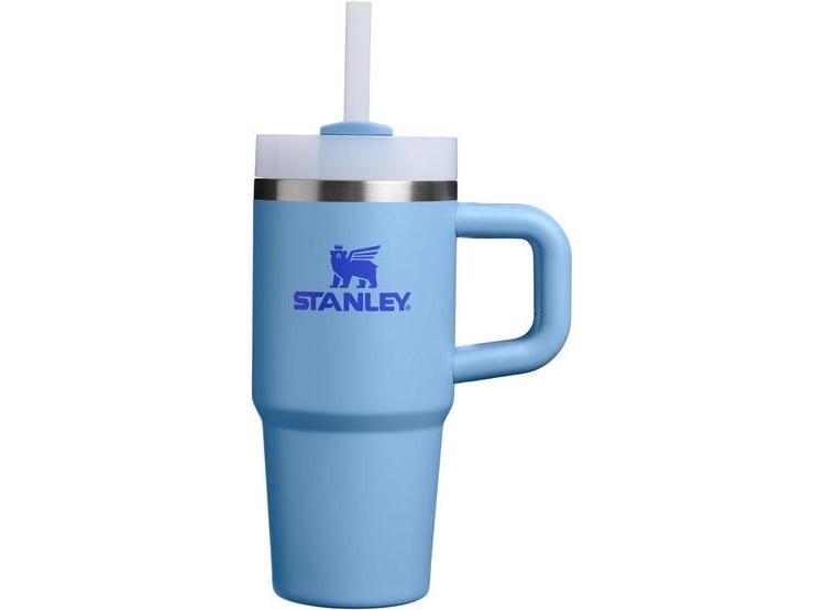 STANLEY QUENCHER H2.0 - VASO CON ASA Y TAPA FLOWSTATE, COMPATIBLE CON PORTAVASOS, ACERO INOXIDABLE AZUL CIELO - 1