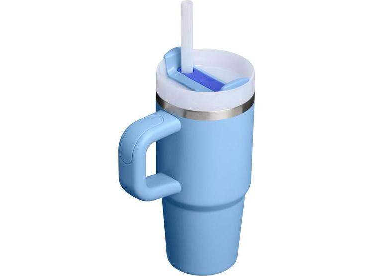 STANLEY QUENCHER H2.0 - VASO CON ASA Y TAPA FLOWSTATE, COMPATIBLE CON PORTAVASOS, ACERO INOXIDABLE AZUL CIELO - 2