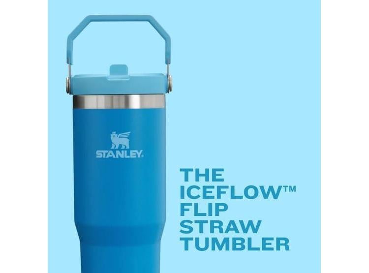 VASO TÉRMICO STANLEY ICEFLOW 2.0 CON LID DE GIRO, ACERO INOXIDABLE, POPOTE PLEGABLE, SIN BPA, CUARZO ROSA - 3
