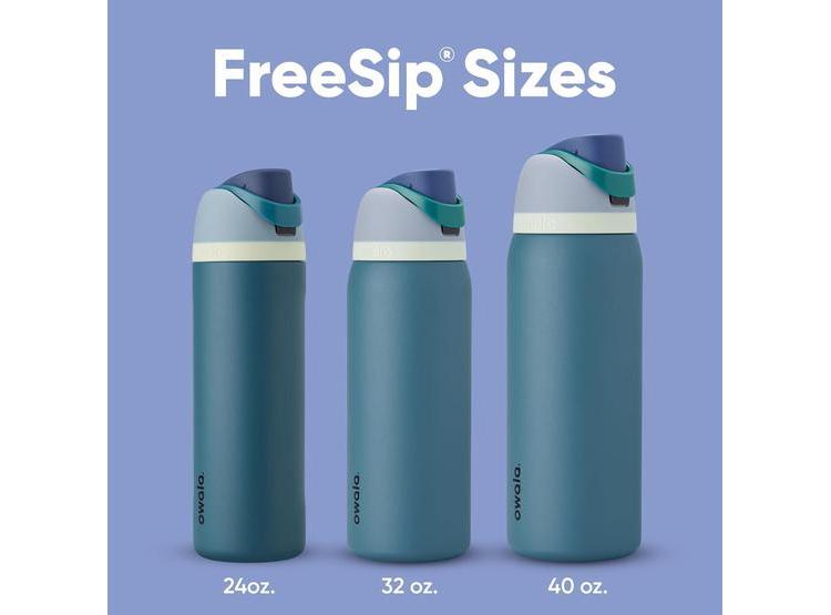 OWALA FREESIP BOTELLA DE AGUA DE ACERO INOXIDABLE AISLADA, PAJITA INTEGRADA, SIN BPA. IDEAL PARA VIAJES Y DEPORTES - 5