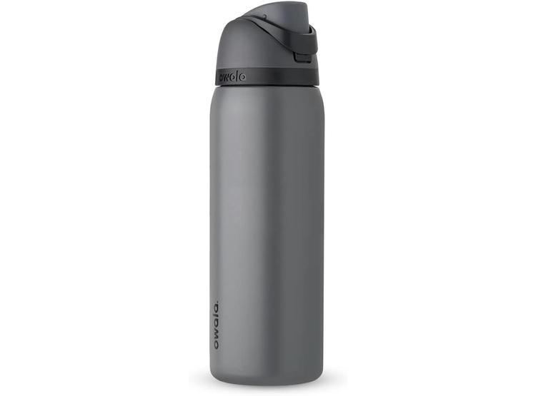 OWALA FREESIP - BOTELLA DE AGUA AISLADA DE ACERO INOXIDABLE CON POPOTE, DEPORTIVA SIN BPA, IDEAL PARA VIAJAR, GRIS - 1