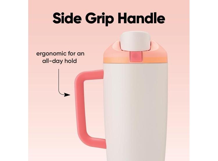 OWALA FREESIP TUMBLER DE ACERO INOXIDABLE CON BOQUILLA 2-EN-1, TAPA DE BOTÓN Y CONSERVACIÓN DE FRÍO POR 24 HORAS - 4