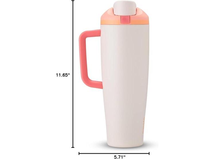 OWALA FREESIP TUMBLER DE ACERO INOXIDABLE CON BOQUILLA 2-EN-1, TAPA DE BOTÓN Y CONSERVACIÓN DE FRÍO POR 24 HORAS - 6