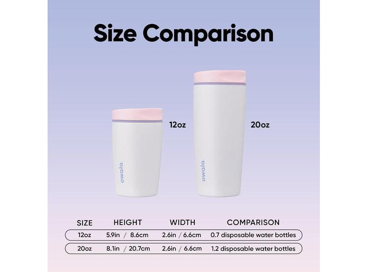 VASO DE CAFÉ OWALA DE ACERO INOXIDABLE CON REVESTIMIENTO CERÁMICO, REUTILIZABLE Y LIBRE DE BPA, SIN SABOR METÁLICO - 4
