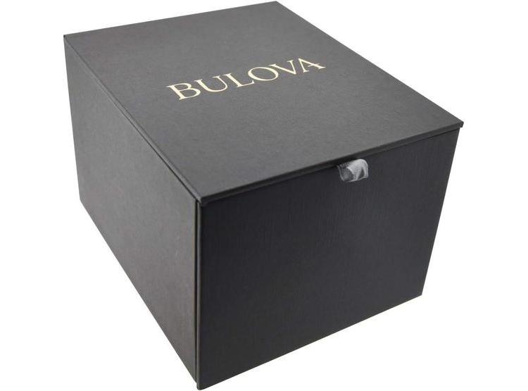RELOJ BULOVA MUJER, ACERO INOXIDABLE CON CRISTALES AUTÉNTICOS, MOVIMIENTO DE CUARZO Y ESFERA DE NÁCAR BLANCO - 3