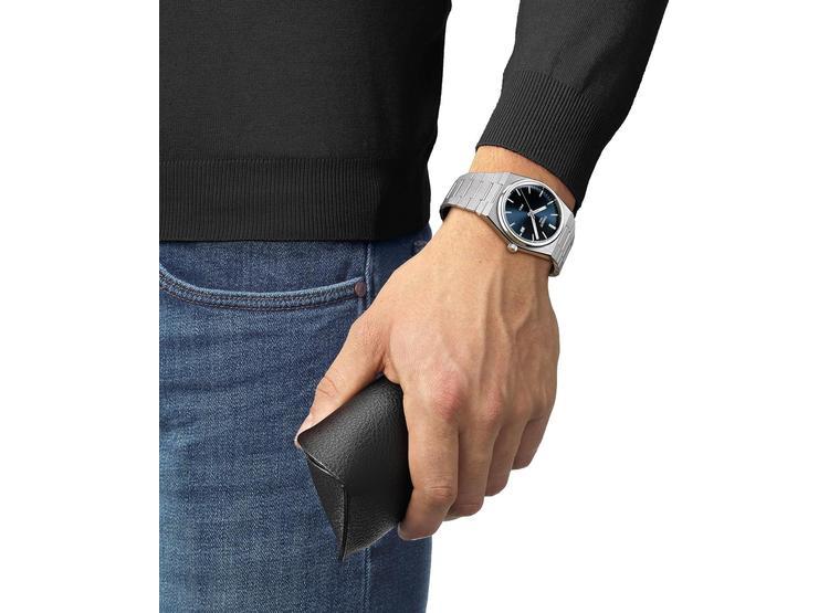 RELOJ DE VESTIR PARA HOMBRE TISSOT PRX CON CARCASA DE ACERO INOXIDABLE Y ESFERA GRIS MODELO T1374101104100 - 3
