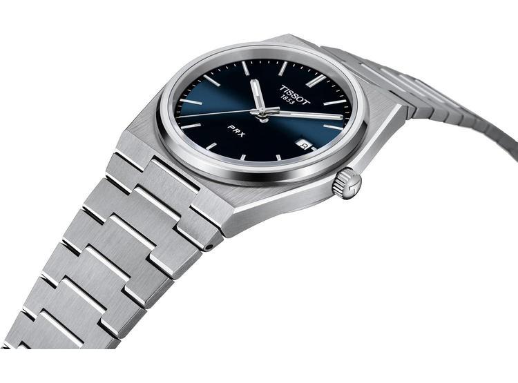 RELOJ DE VESTIR PARA HOMBRE TISSOT PRX CON CARCASA DE ACERO INOXIDABLE Y ESFERA GRIS MODELO T1374101104100 - 4