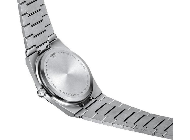 RELOJ DE VESTIR PARA HOMBRE TISSOT PRX CON CARCASA DE ACERO INOXIDABLE Y ESFERA GRIS MODELO T1374101104100 - 5