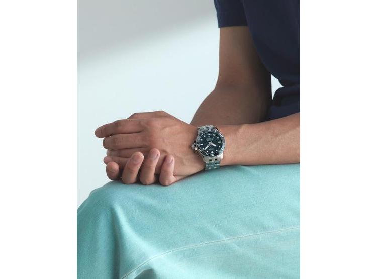 TISSOT RELOJ CASUAL SEASTAR DE ACERO INOXIDABLE PARA HOMBRE, RESISTENTE AL AGUA, COLOR GRIS - 5